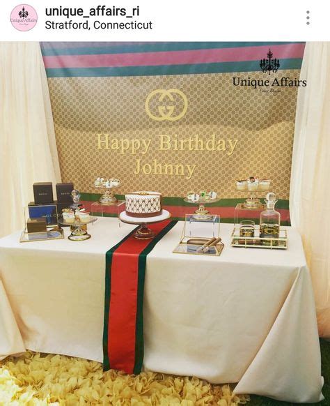 decoracion de cumpleaños gucci|15 ideas de Cumpleaños gucci .